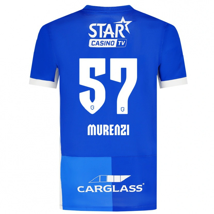 Danxen Mujer Camiseta Aaron Murenzi #57 Azulmedio Azulreal Blanco 1ª Equipación 2026/27 La Camisa