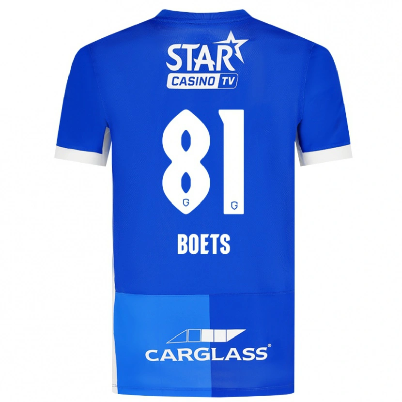 Danxen Mujer Camiseta Keo Boets #81 Azulmedio Azulreal Blanco 1ª Equipación 2026/27 La Camisa