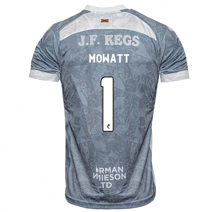 Danxen Mujer Camiseta Beth Mowatt #1 Gris Pizarra Claro 2ª Equipación 2026/27 La Camisa