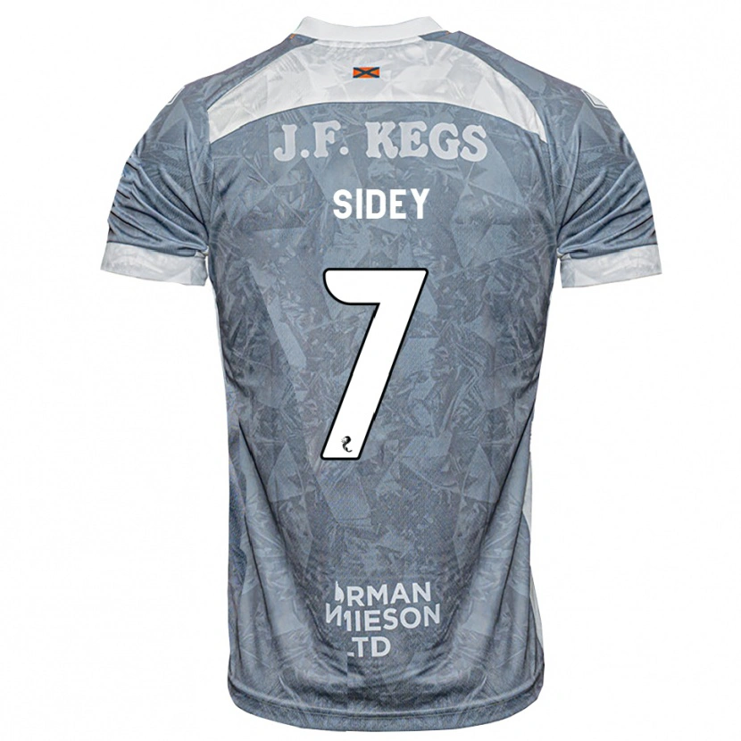 Danxen Mujer Camiseta Leah Sidey #7 Gris Pizarra Claro 2ª Equipación 2026/27 La Camisa
