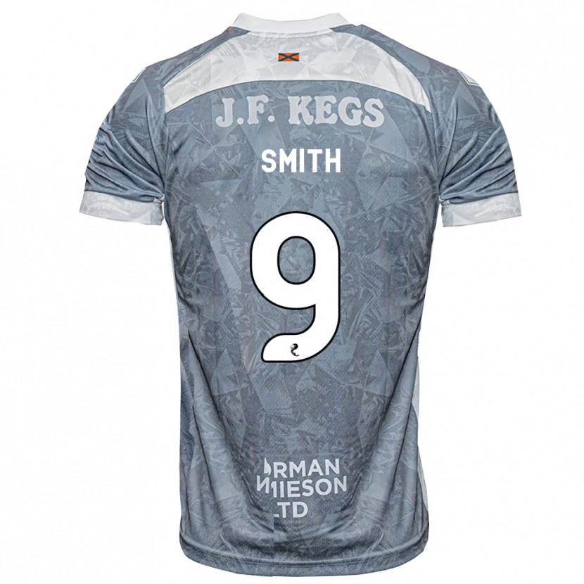 Danxen Mujer Camiseta Robyn Smith #9 Gris Pizarra Claro 2ª Equipación 2026/27 La Camisa