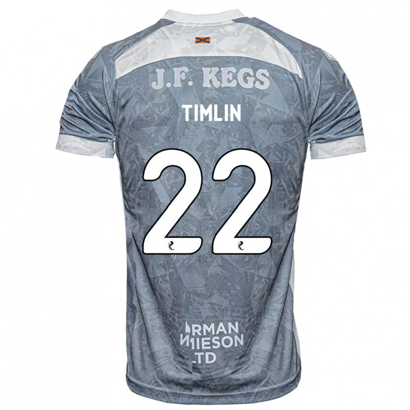 Danxen Mujer Camiseta Sophie Timlin #22 Gris Pizarra Claro 2ª Equipación 2026/27 La Camisa