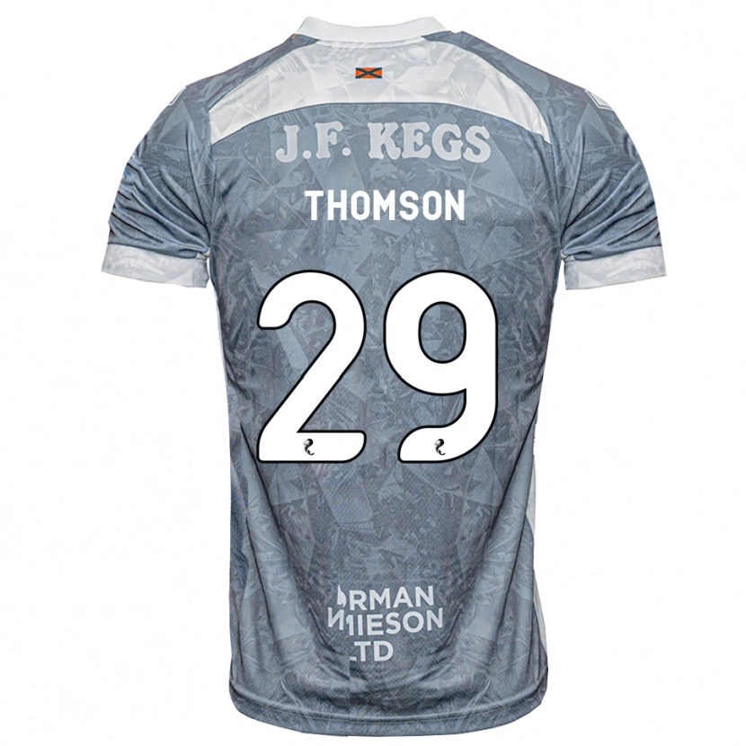 Danxen Mujer Camiseta Miller Thomson #29 Gris Pizarra Claro 2ª Equipación 2026/27 La Camisa