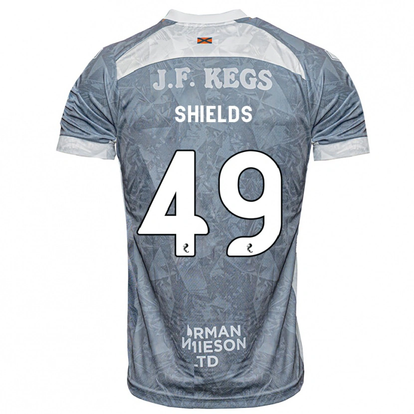 Danxen Mujer Camiseta Conal Shields #49 Gris Pizarra Claro 2ª Equipación 2026/27 La Camisa