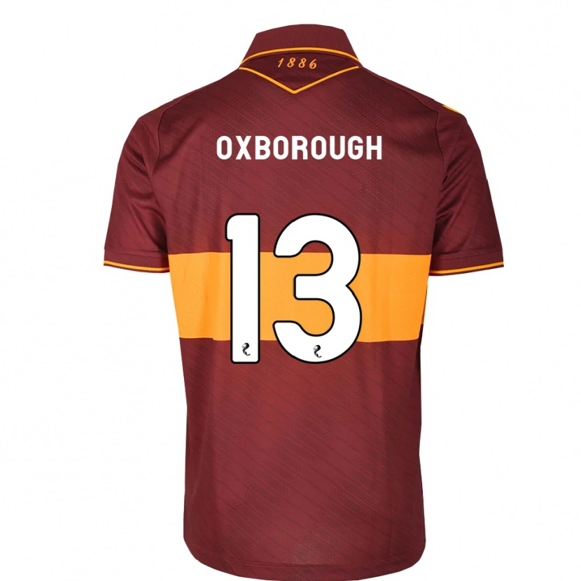 Danxen Mujer Camiseta Aston Oxborough #13 Naranja Granate 2ª Equipación 2026/27 La Camisa
