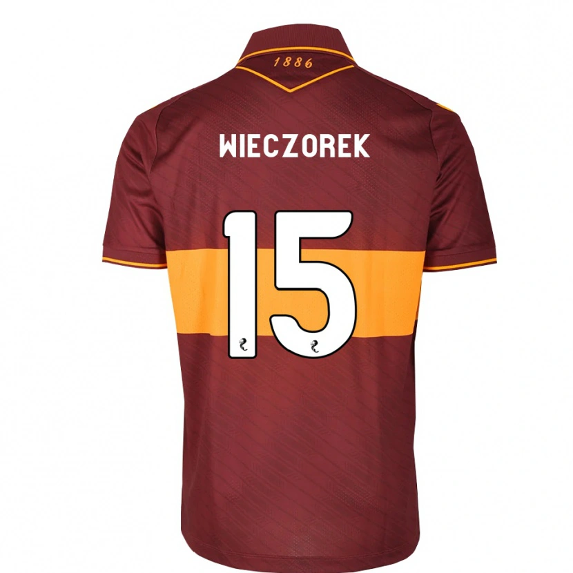 Danxen Mujer Camiseta Olivier Wieczorek #15 Naranja Granate 2ª Equipación 2026/27 La Camisa