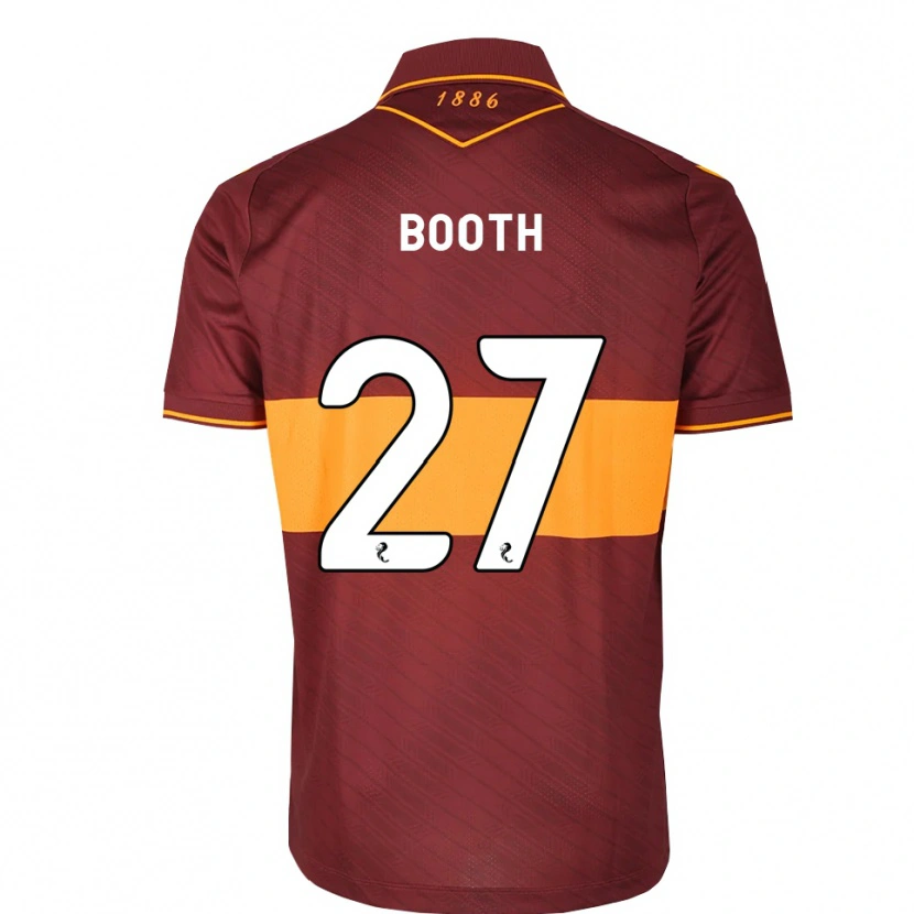 Danxen Mujer Camiseta Mikey Booth #27 Naranja Granate 2ª Equipación 2026/27 La Camisa
