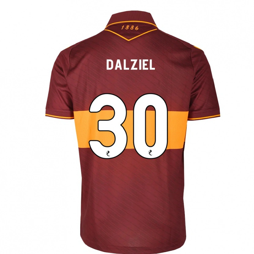 Danxen Mujer Camiseta Jack Dalziel #30 Naranja Granate 2ª Equipación 2026/27 La Camisa