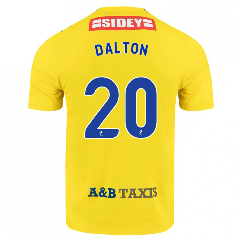 Danxen Mujer Camiseta Sean Dalton #20 Amarillo Azul Negro 2ª Equipación 2026/27 La Camisa