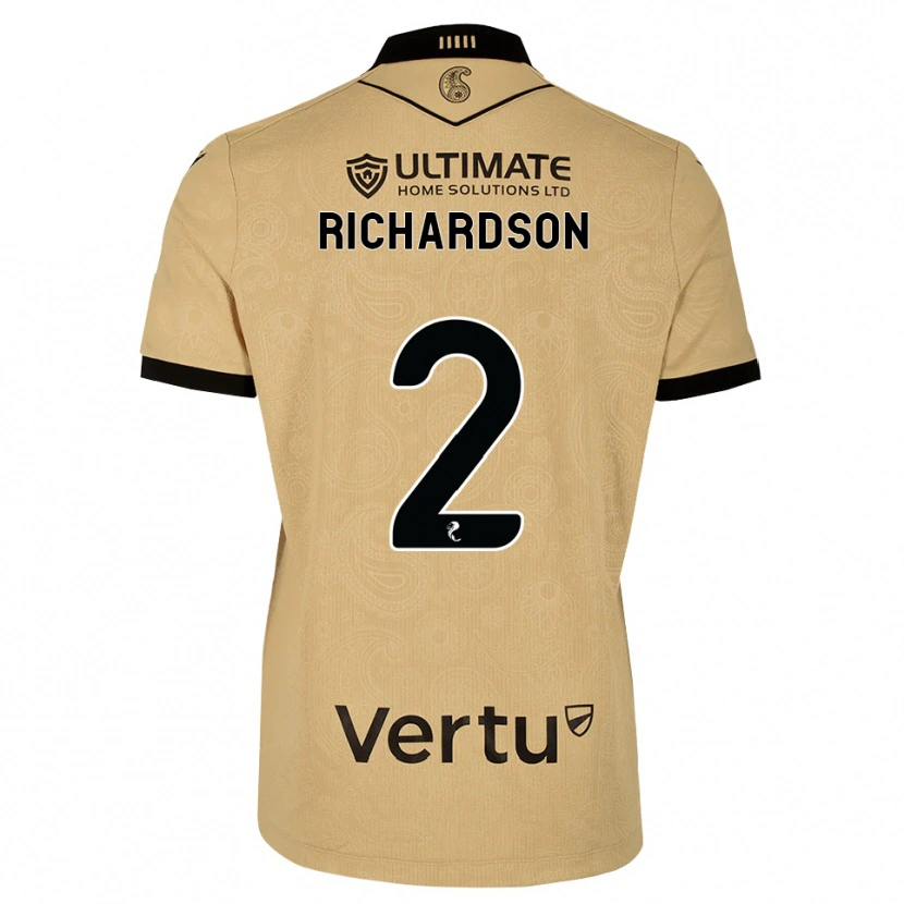 Danxen Mujer Camiseta Jayden Richardson #2 Madera De Burlón Negro 2ª Equipación 2026/27 La Camisa