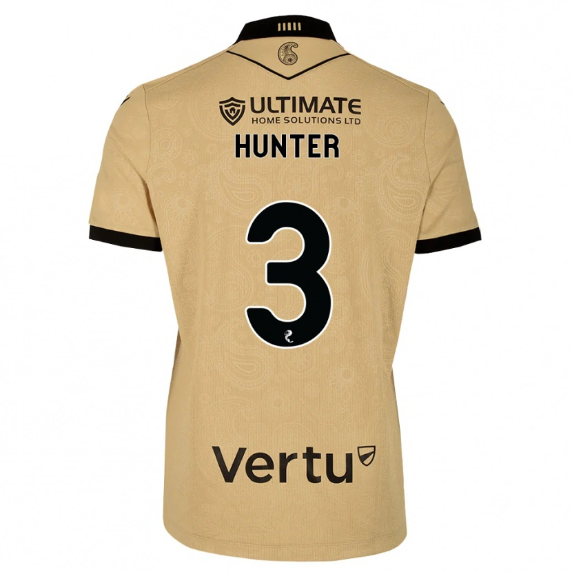 Danxen Mujer Camiseta Lyle Hunter #3 Madera De Burlón Negro 2ª Equipación 2026/27 La Camisa