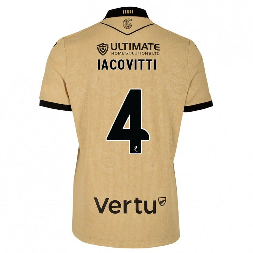 Danxen Mujer Camiseta Alex Iacovitti #4 Madera De Burlón Negro 2ª Equipación 2026/27 La Camisa
