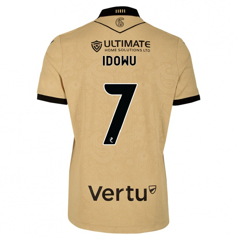 Danxen Mujer Camiseta Roland Idowu #7 Madera De Burlón Negro 2ª Equipación 2026/27 La Camisa