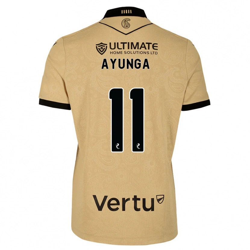 Danxen Mujer Camiseta Jonah Ayunga #11 Madera De Burlón Negro 2ª Equipación 2026/27 La Camisa