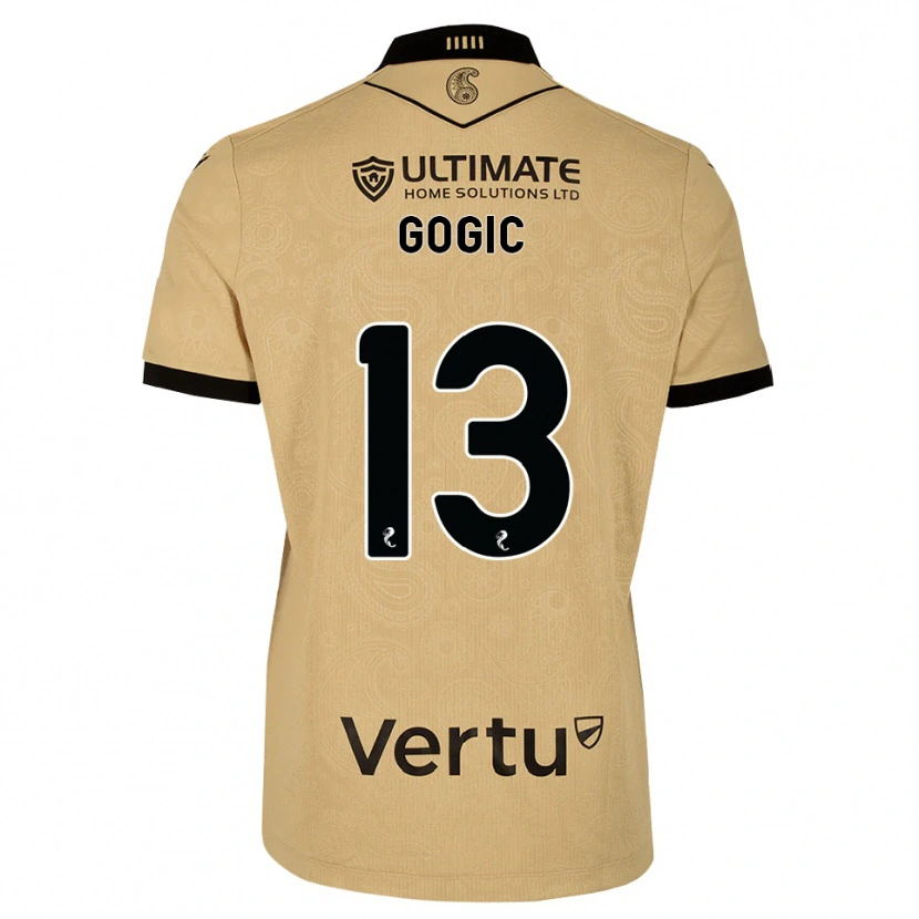 Danxen Mujer Camiseta Alex Gogic #13 Madera De Burlón Negro 2ª Equipación 2026/27 La Camisa