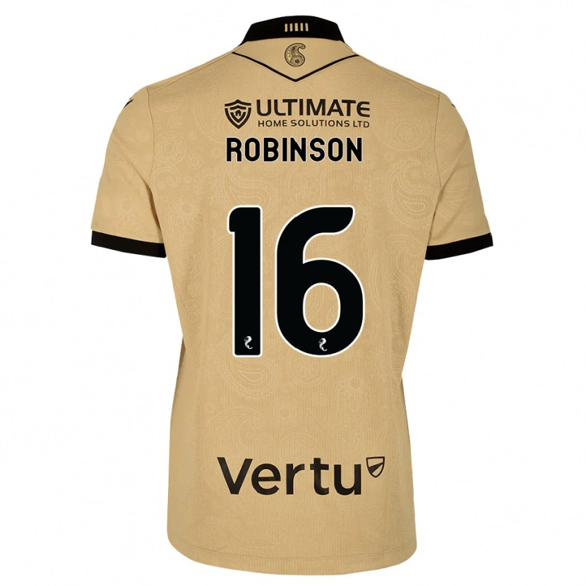 Danxen Mujer Camiseta Sam Robinson #16 Madera De Burlón Negro 2ª Equipación 2026/27 La Camisa