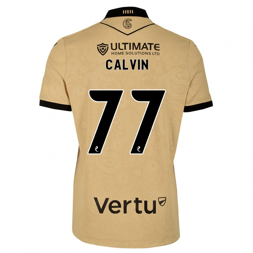 Danxen Mujer Camiseta Jalmaro Calvin #77 Madera De Burlón Negro 2ª Equipación 2026/27 La Camisa