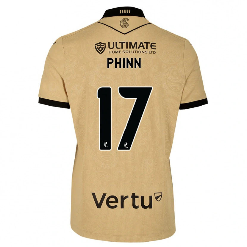 Danxen Mujer Camiseta Shaun Phinn #17 Madera De Burlón Negro 2ª Equipación 2026/27 La Camisa