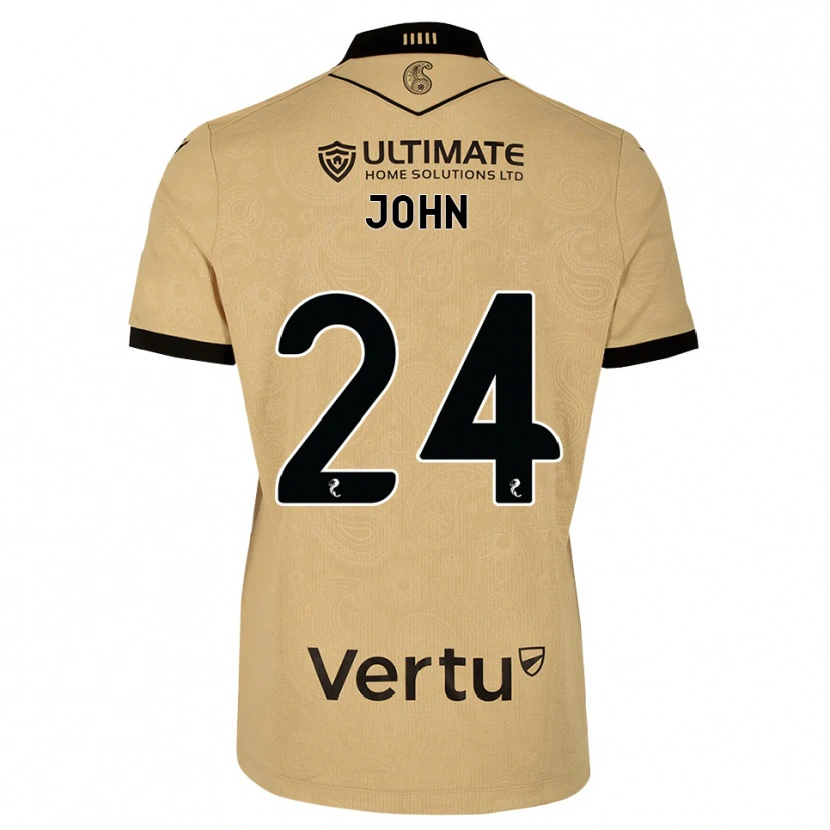 Danxen Mujer Camiseta Declan John #24 Madera De Burlón Negro 2ª Equipación 2026/27 La Camisa