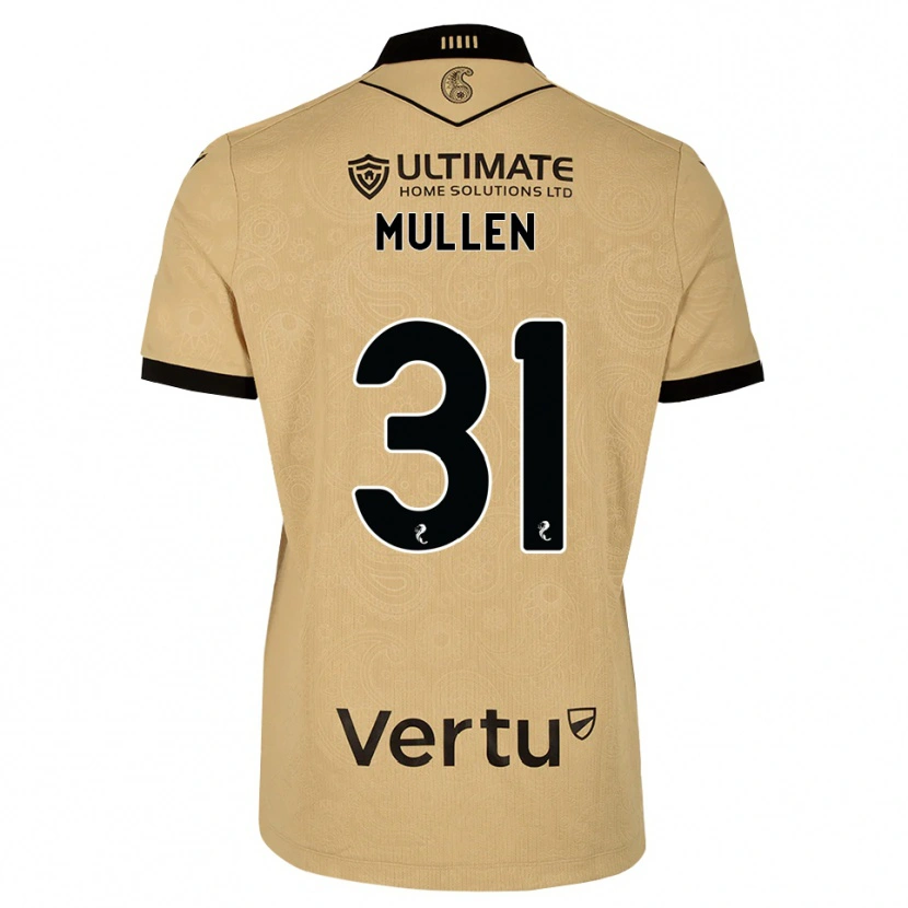 Danxen Mujer Camiseta Ryan Mullen #31 Madera De Burlón Negro 2ª Equipación 2026/27 La Camisa