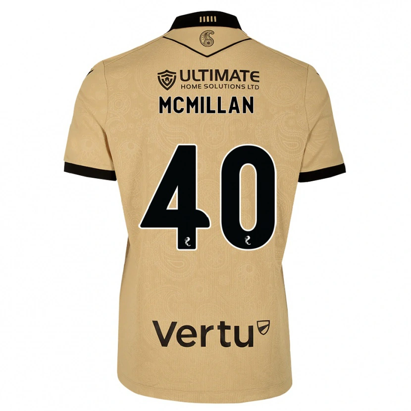 Danxen Mujer Camiseta Caiden Mcmillan #40 Madera De Burlón Negro 2ª Equipación 2026/27 La Camisa