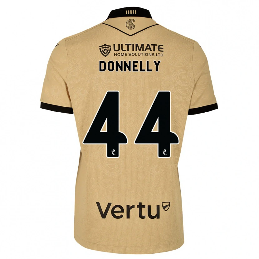 Danxen Mujer Camiseta Liam Donnelly #44 Madera De Burlón Negro 2ª Equipación 2026/27 La Camisa