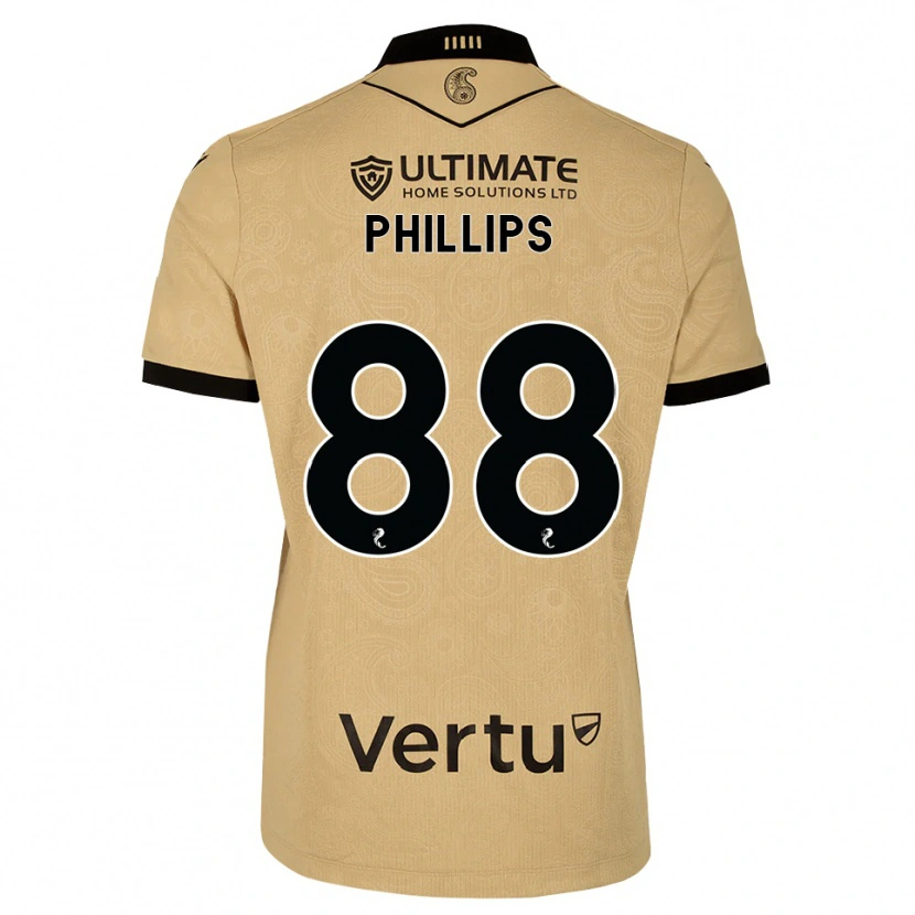 Danxen Mujer Camiseta Killian Phillips #88 Madera De Burlón Negro 2ª Equipación 2026/27 La Camisa