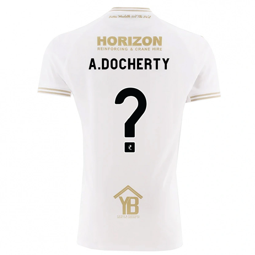 Danxen Mujer Camiseta Aimie Docherty #0 Trigo Blanco 2ª Equipación 2026/27 La Camisa