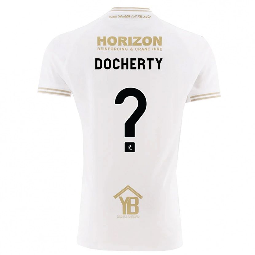 Danxen Mujer Camiseta Rachel Docherty #0 Trigo Blanco 2ª Equipación 2026/27 La Camisa