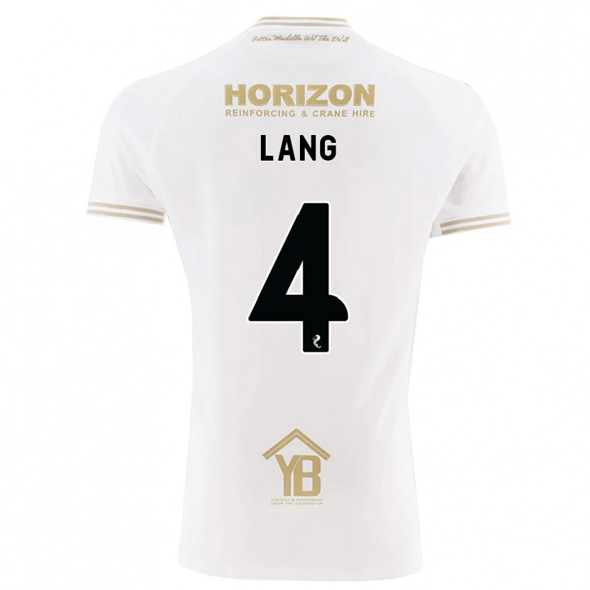 Danxen Mujer Camiseta Tom Lang #4 Trigo Blanco 2ª Equipación 2026/27 La Camisa
