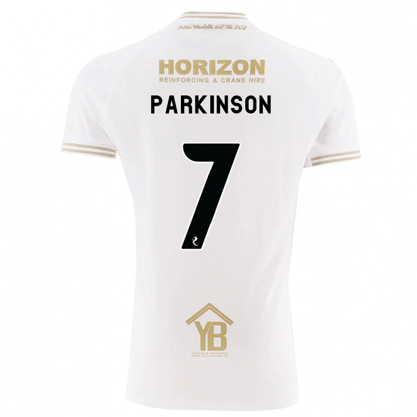 Danxen Mujer Camiseta Ben Parkinson #7 Trigo Blanco 2ª Equipación 2026/27 La Camisa
