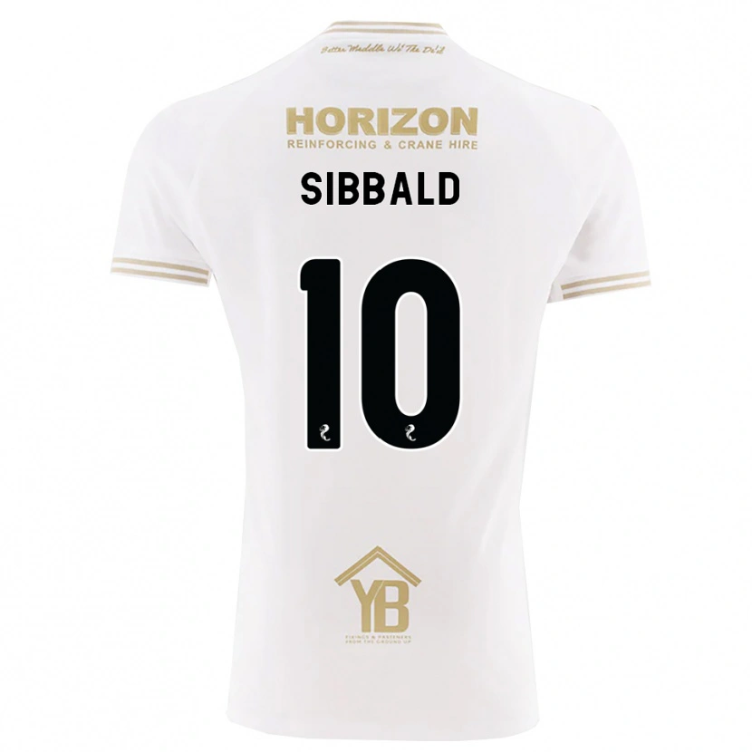 Danxen Mujer Camiseta Craig Sibbald #10 Trigo Blanco 2ª Equipación 2026/27 La Camisa
