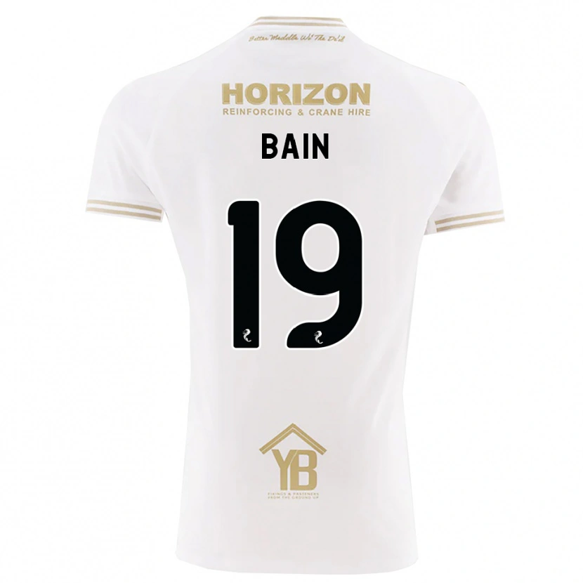 Danxen Mujer Camiseta Scott Bain #19 Trigo Blanco 2ª Equipación 2026/27 La Camisa
