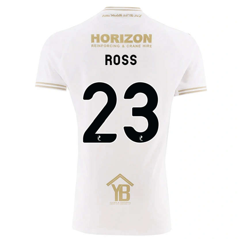Danxen Mujer Camiseta Ethan Ross #23 Trigo Blanco 2ª Equipación 2026/27 La Camisa