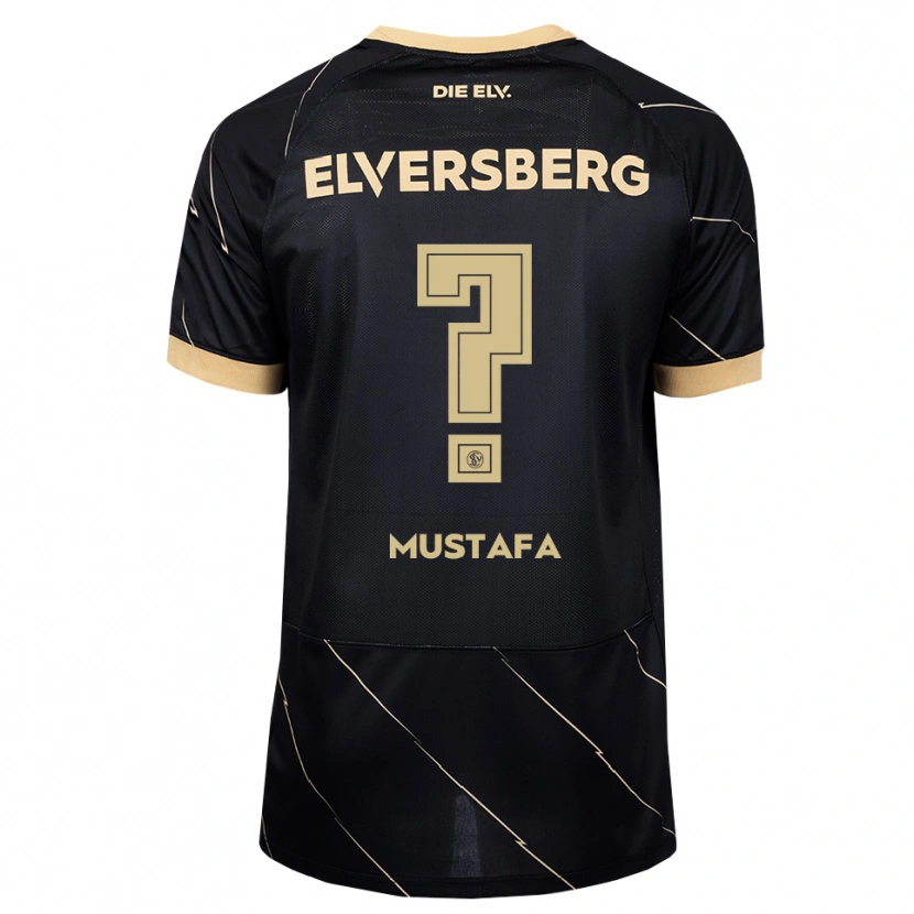 Danxen Mujer Camiseta Valdrin Mustafa #0 Negro Marrón 2ª Equipación 2026/27 La Camisa