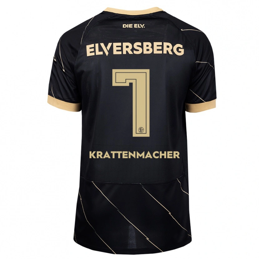 Danxen Mujer Camiseta Maurice Krattenmacher #7 Negro Marrón 2ª Equipación 2026/27 La Camisa