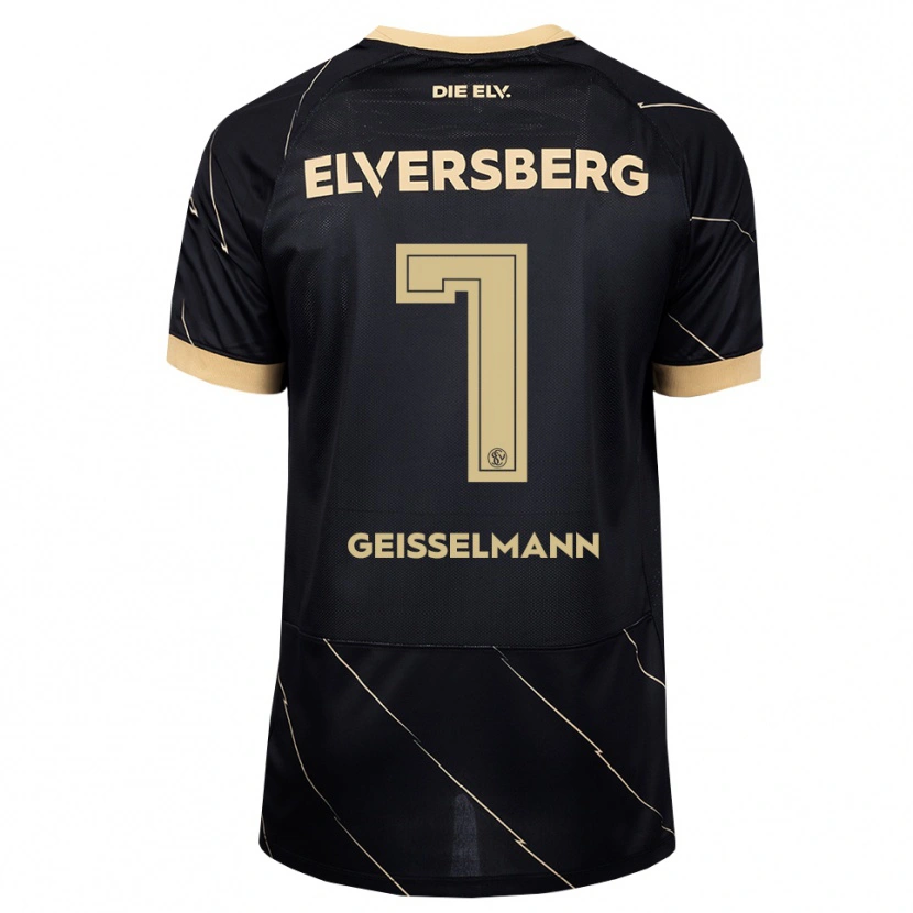 Danxen Mujer Camiseta Emil Geißelmann #7 Negro Marrón 2ª Equipación 2026/27 La Camisa