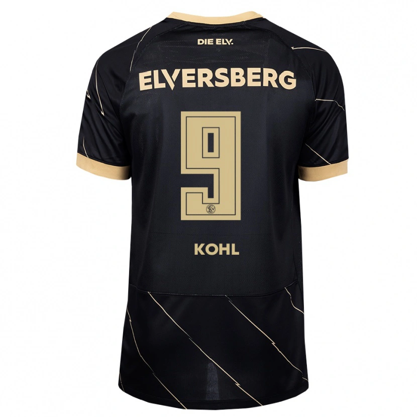 Danxen Mujer Camiseta Ohene Köhl #9 Negro Marrón 2ª Equipación 2026/27 La Camisa