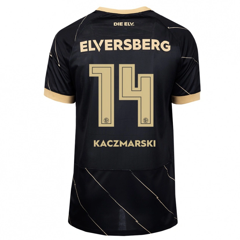 Danxen Mujer Camiseta Piotr Kaczmarski #14 Negro Marrón 2ª Equipación 2026/27 La Camisa