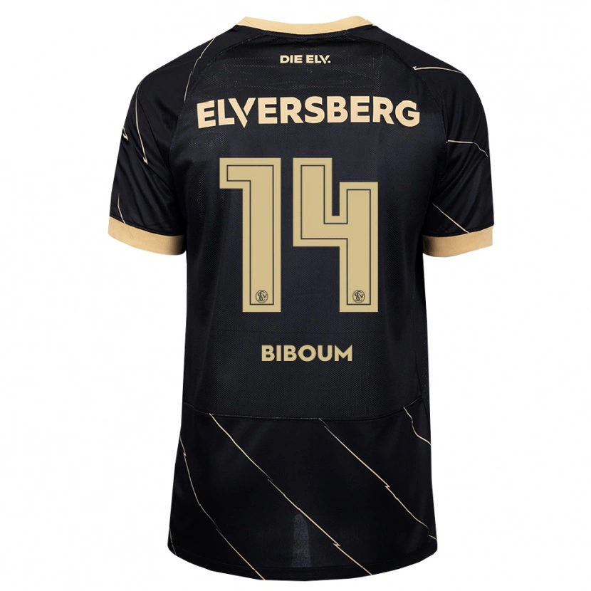 Danxen Mujer Camiseta Carl Biboum #14 Negro Marrón 2ª Equipación 2026/27 La Camisa