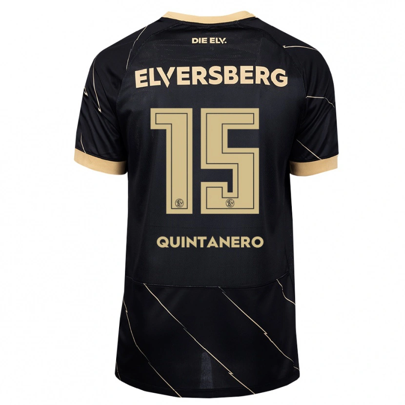 Danxen Mujer Camiseta Paula Cochlovius Quintanero #15 Negro Marrón 2ª Equipación 2026/27 La Camisa