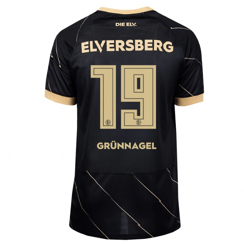 Danxen Mujer Camiseta Lea Grünnagel #19 Negro Marrón 2ª Equipación 2026/27 La Camisa