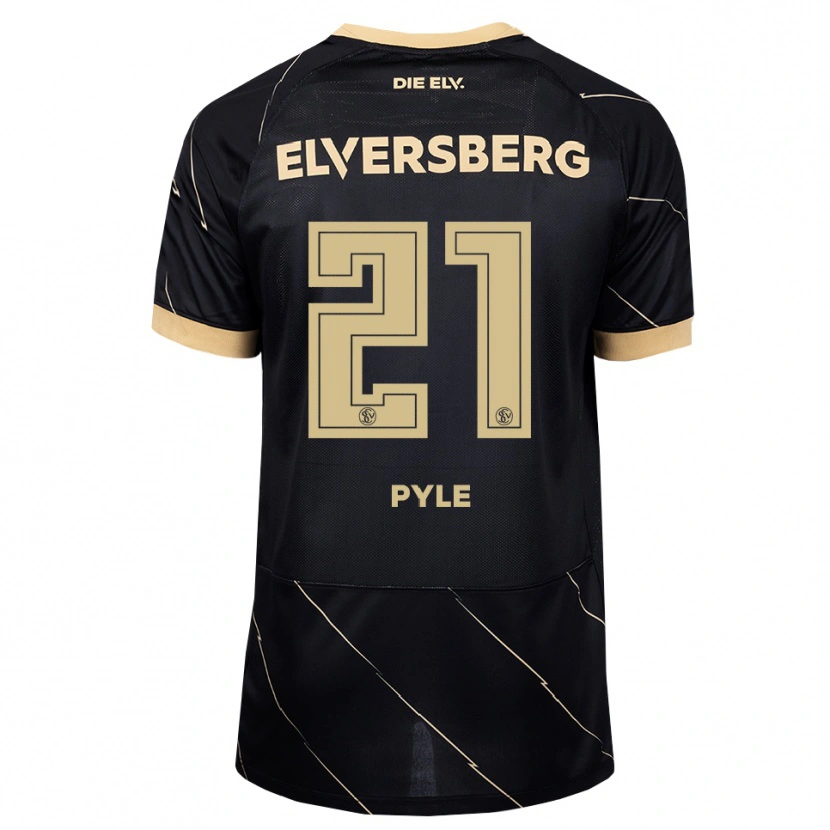Danxen Mujer Camiseta David Pyle #21 Negro Marrón 2ª Equipación 2026/27 La Camisa