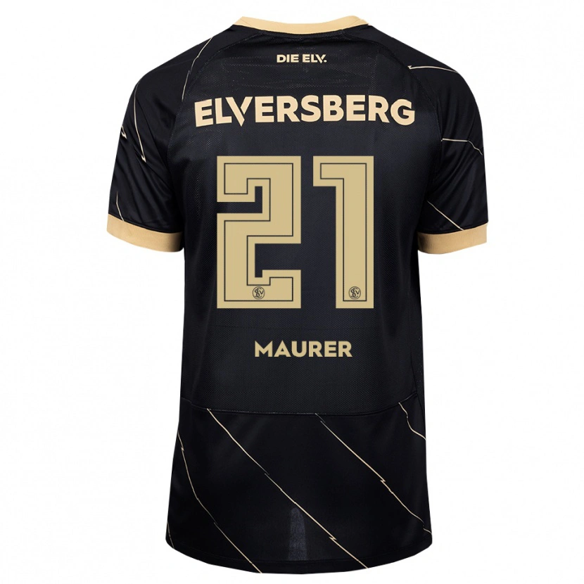 Danxen Mujer Camiseta Kine Maurer #21 Negro Marrón 2ª Equipación 2026/27 La Camisa