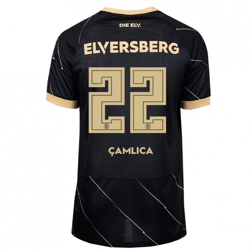 Danxen Mujer Camiseta Can Çamlica #22 Negro Marrón 2ª Equipación 2026/27 La Camisa