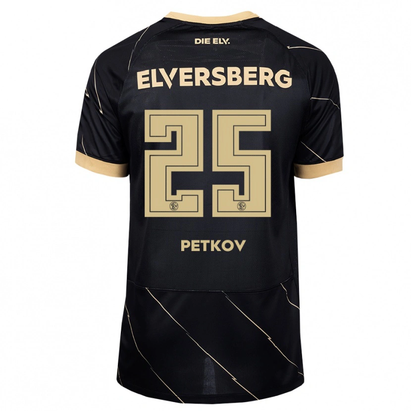 Danxen Mujer Camiseta Lukas Petkov #25 Negro Marrón 2ª Equipación 2026/27 La Camisa