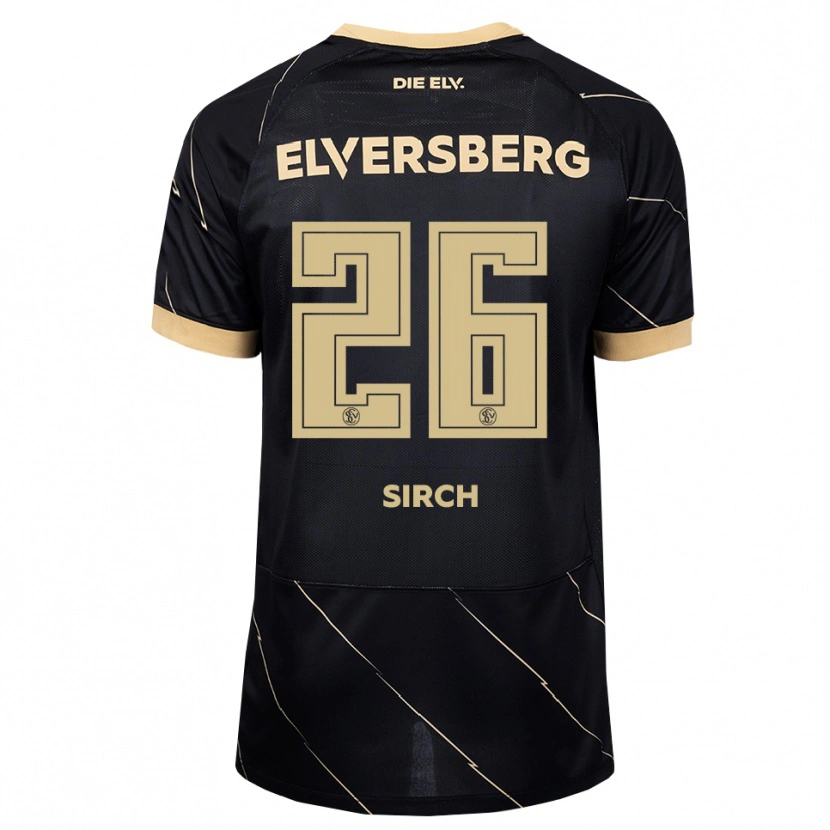 Danxen Mujer Camiseta Luca Sirch #26 Negro Marrón 2ª Equipación 2026/27 La Camisa