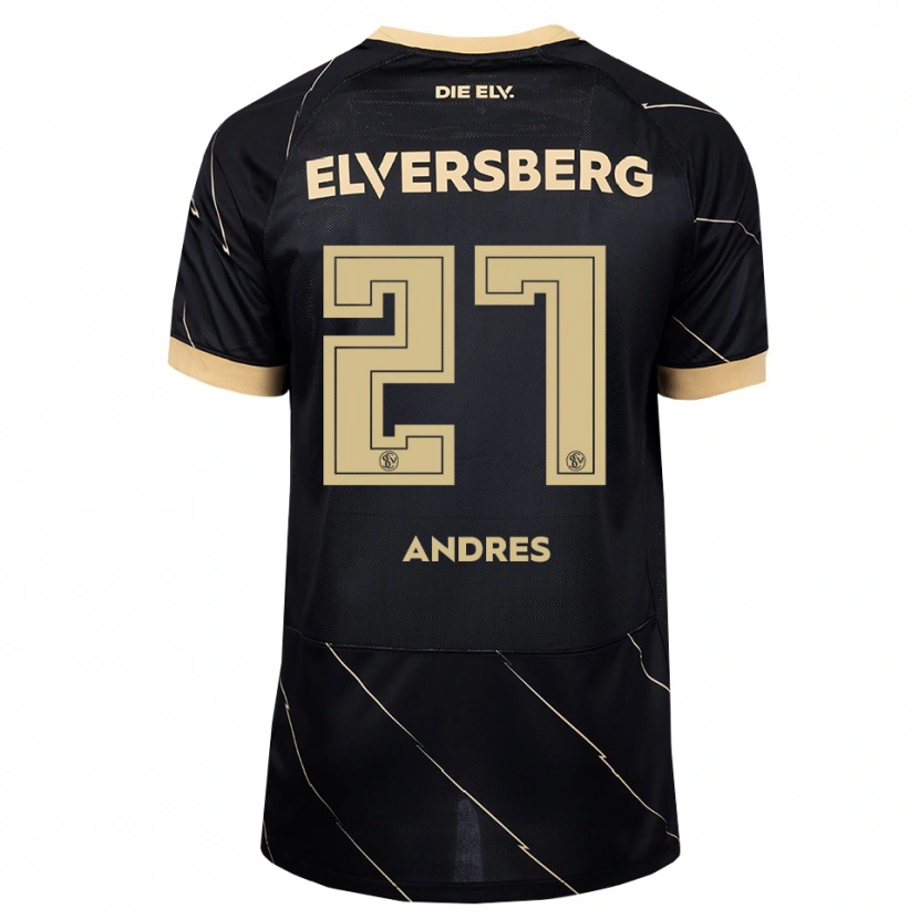 Danxen Mujer Camiseta Alissa Andres #27 Negro Marrón 2ª Equipación 2026/27 La Camisa