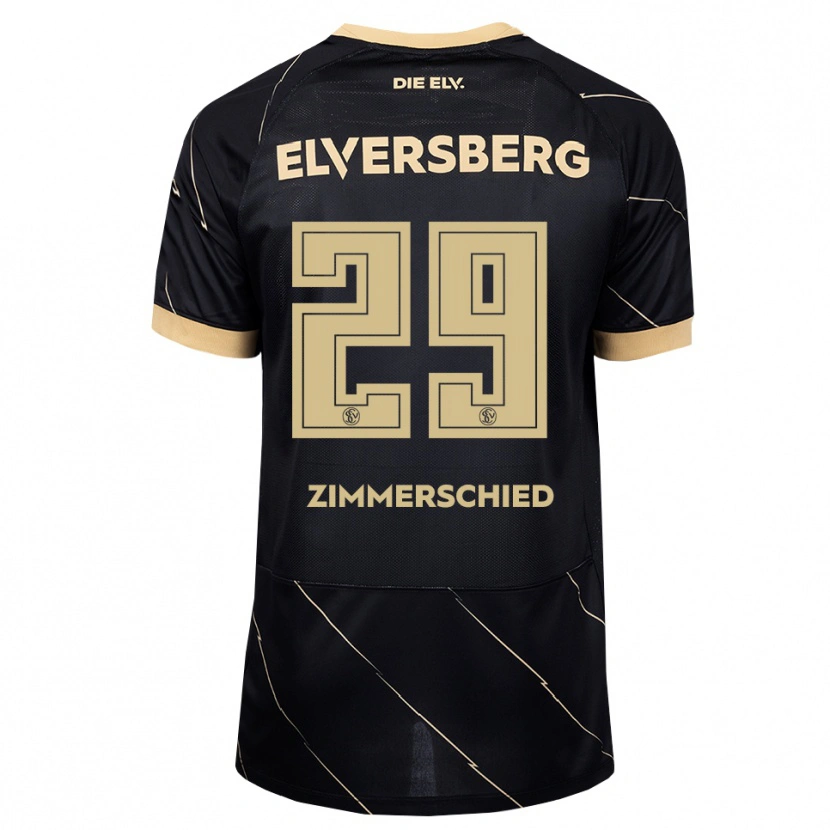 Danxen Mujer Camiseta Tom Zimmerschied #29 Negro Marrón 2ª Equipación 2026/27 La Camisa