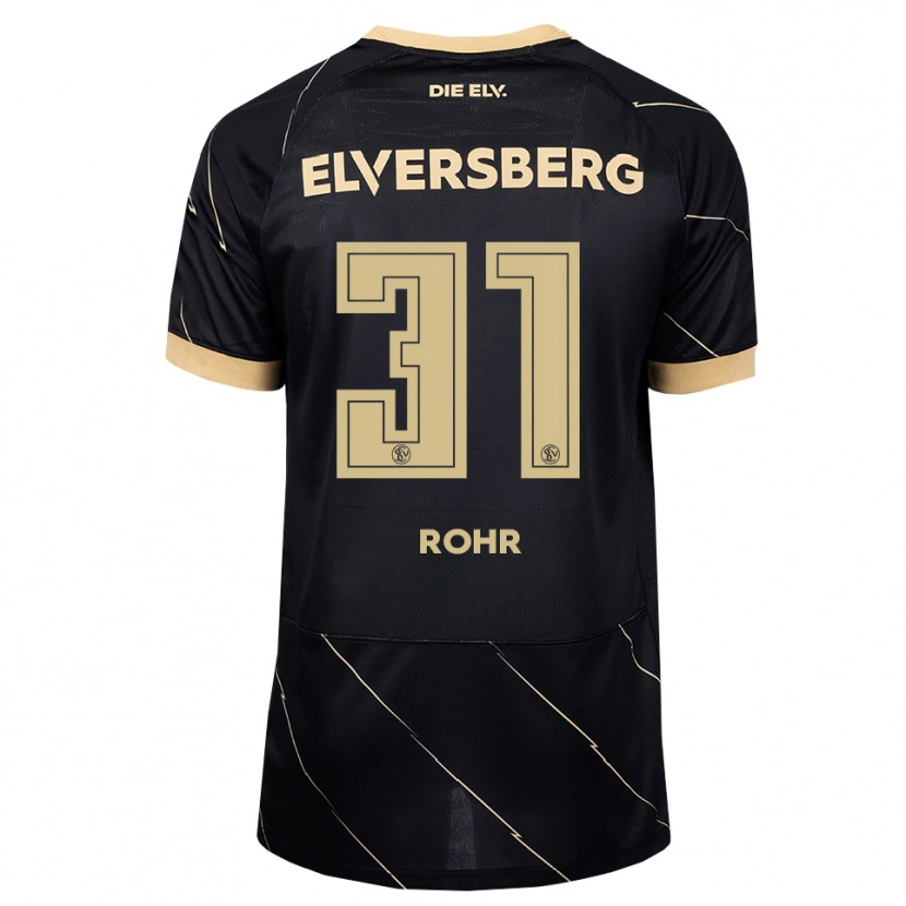 Danxen Mujer Camiseta Maximilian Rohr #31 Negro Marrón 2ª Equipación 2026/27 La Camisa